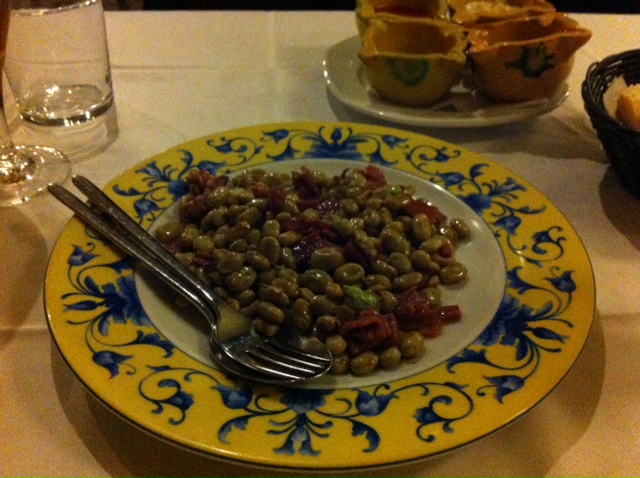 Restaurante en Valencia Habitas Baby Salteadas con Jamón